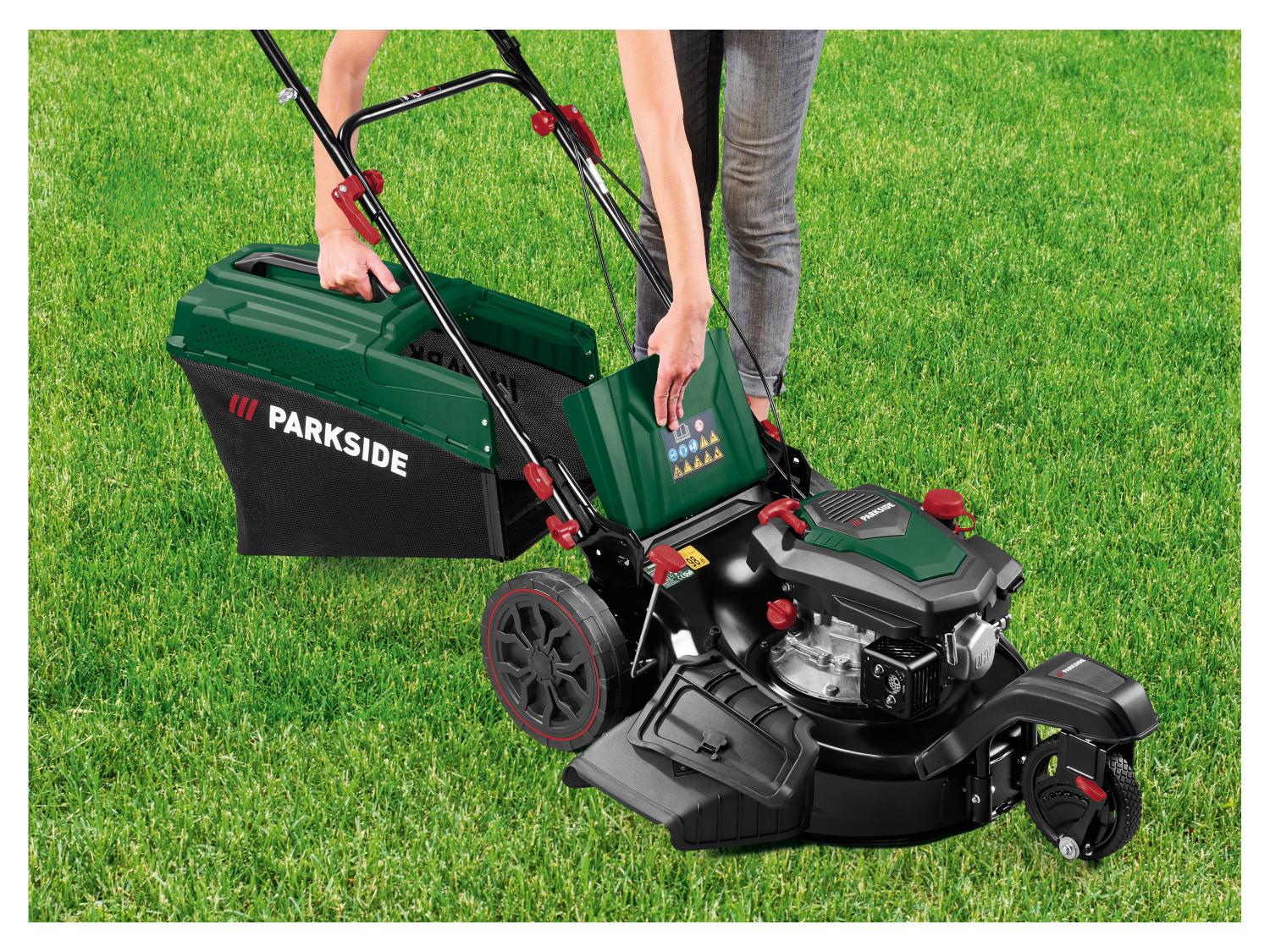 PARKSIDE® Petrol Lawn Mower »Trike PBRMT 51 A1«, with 7-level cutting height adjustment