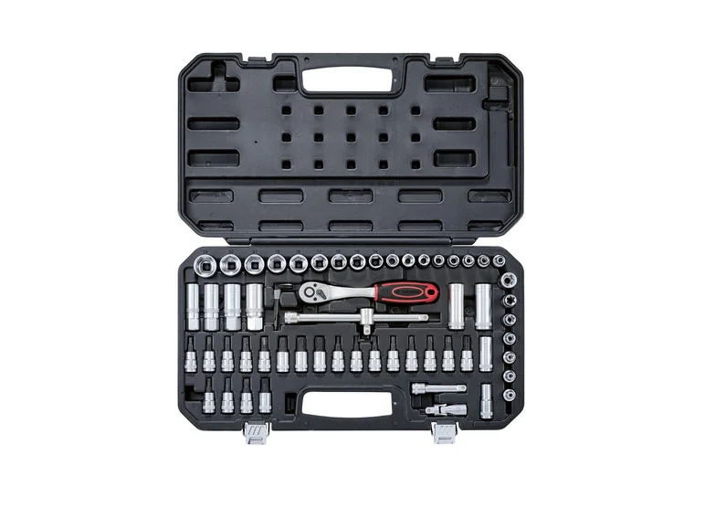 PARKSIDE® Set de douilles et d'embouts PSSS 65 A1, 65 pièces