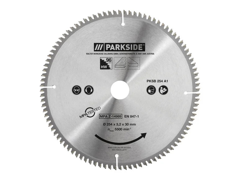 PARKSIDE® Lame de scie circulaire PKSB 254 A1, 25,4 cm