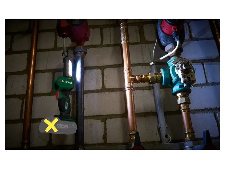 Lampe torche LED sans fil PLHLA 20-Li A1 / PLHLA 20-Li C1, 20 V