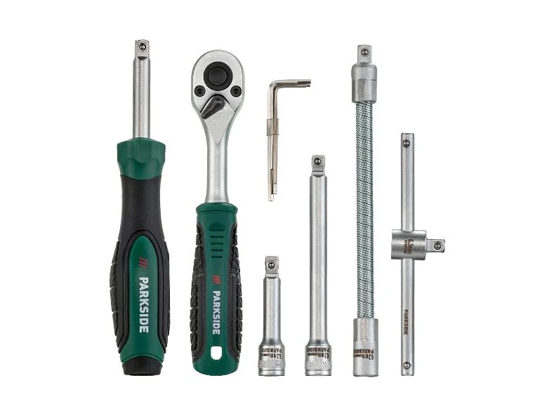 Set de cliquet et accessoires, 46 pièces