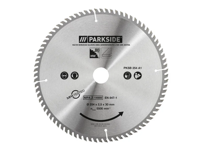 PARKSIDE® Lame de scie circulaire PKSB 254 A1, 25,4 cm