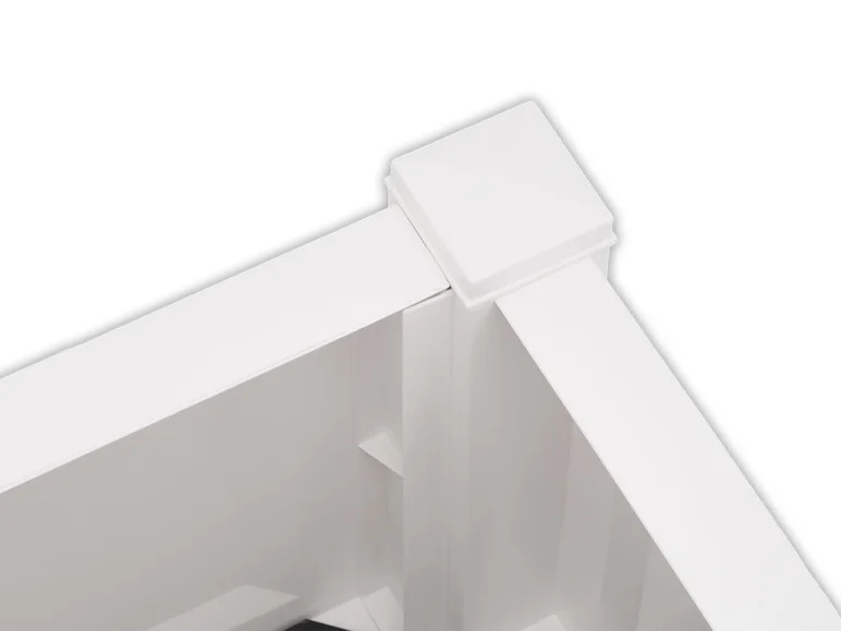 KHW Bac à plantes avec treillis central, 100 cm de long, 110 litres, plastique