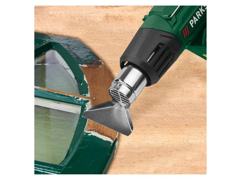 PARKSIDE® Souffleur d'air chaud ou Désherbeur à long manche 2 en 1 PLHLG 2000 C2, 2000 W