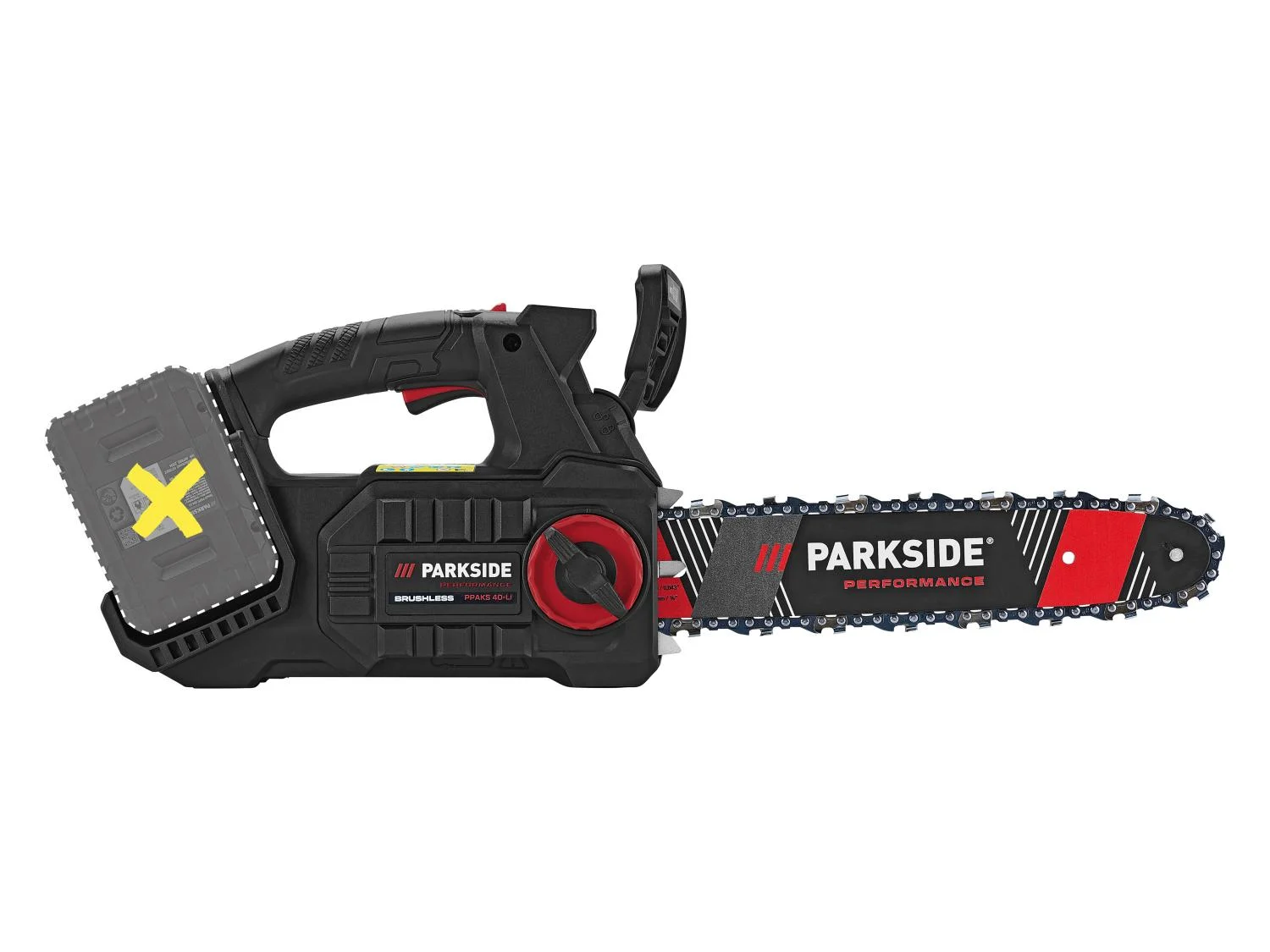 40V Cordless Tree Pruning Saw »PPAKS 40-Li A1« (without battery and charger)