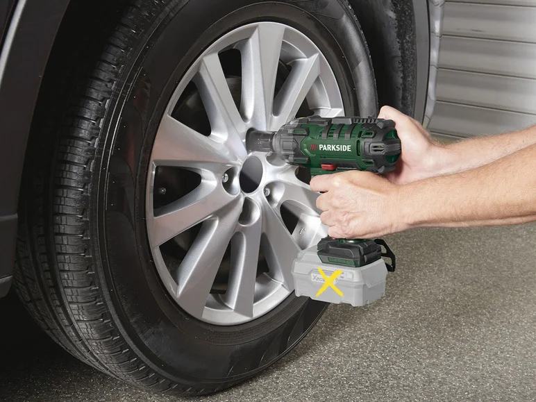 PARKSIDE® Visseuse à chocs sans fil pour voiture PASSK 20-Li B2, 20 V