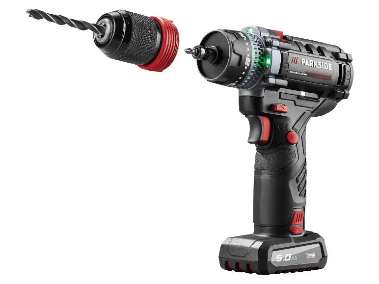 Perceuse-visseuse sans fil et accessoires PPBSSA 12 BF24 A1, 12 V