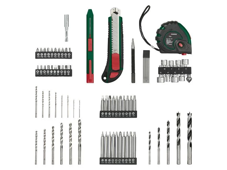 Perceuse-visseuse sans fil et accessoires PBSA 12 E4, 12 V