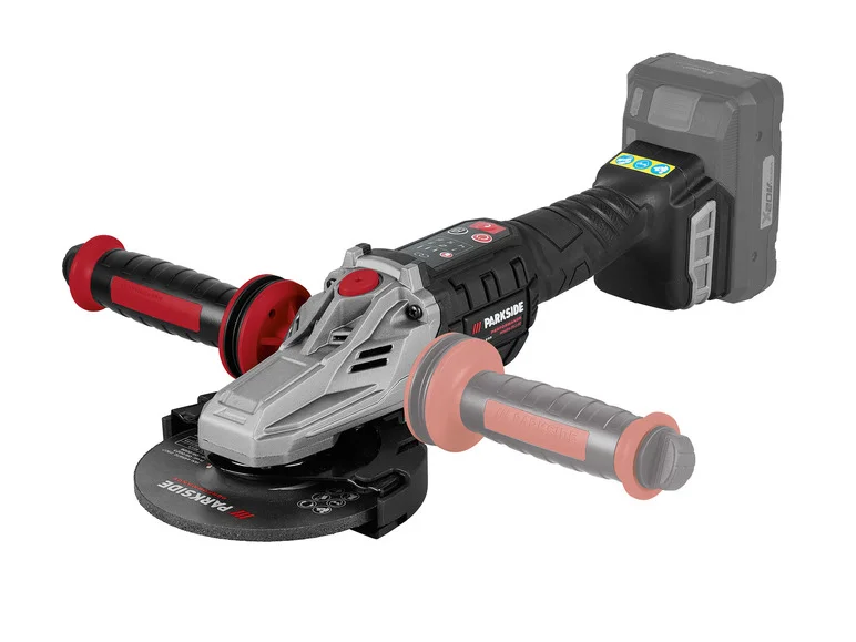 PARKSIDE PERFORMANCE® Meuleuse d'angle sans fil à tête plate PPWSFA 20-Li A2, 20 V