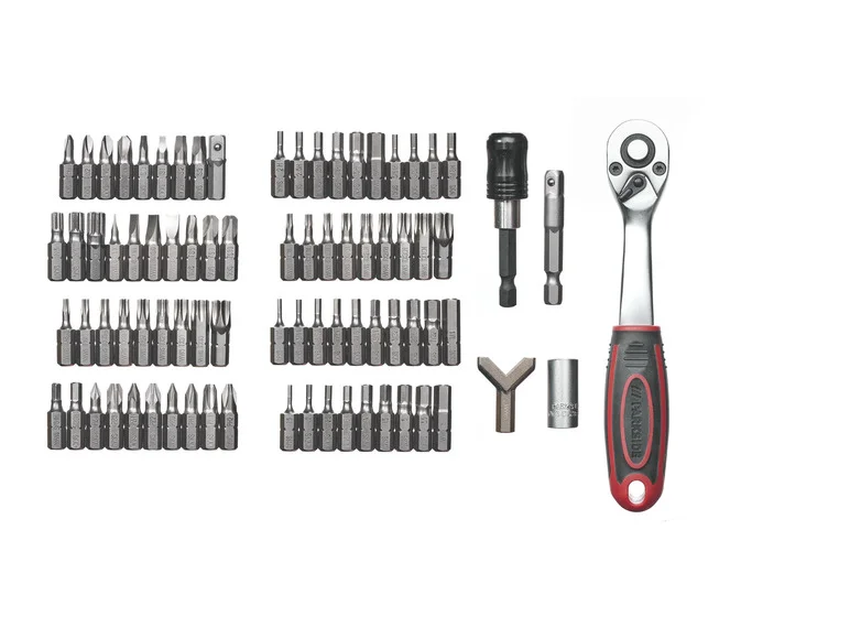 PARKSIDE® Set d'embouts et cliquet, 81 pièces