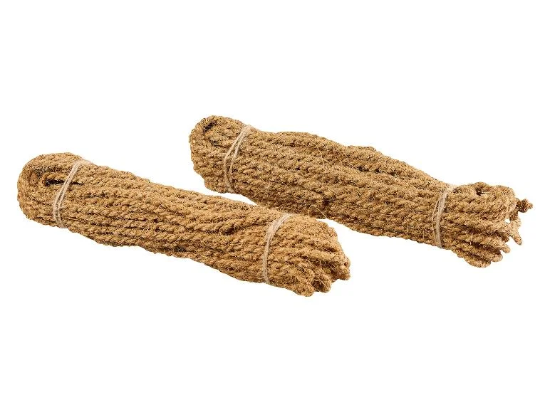 Lot de 2 cordes en coco, 15 m