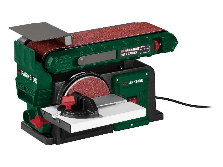 Ponceuse à bande et à disque PBTS 370 B3, 370 W
