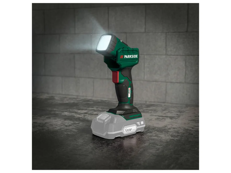 PARKSIDE® Lampe torche LED sans fil PLHLA 20-Li A1 / PLHLA 20-Li C1, 20 V