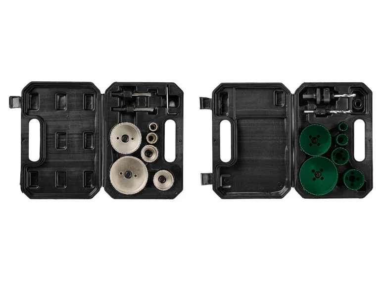 Jeu de scies cloches bimétalliques ou jeu de scies cloches au carbure, 9 pièces