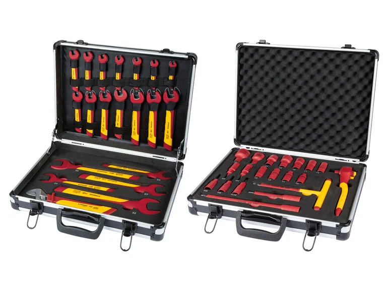 PARKSIDE® Jeu de clés à douilles ou Jeu de clés à fourche à une bouche, 20 pièces