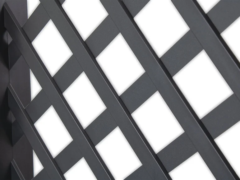 KHW Bac à plantes avec treillis central, 100 cm de long, 110 litres, plastique