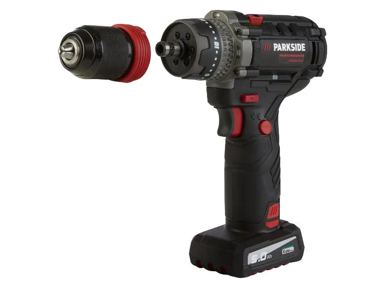 Perceuse-visseuse sans fil et accessoires PPBSSA 12 BF24 A1, 12 V