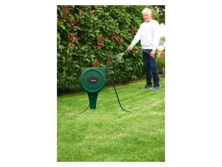 Enrouleur de tuyau sur piquet, 25 m