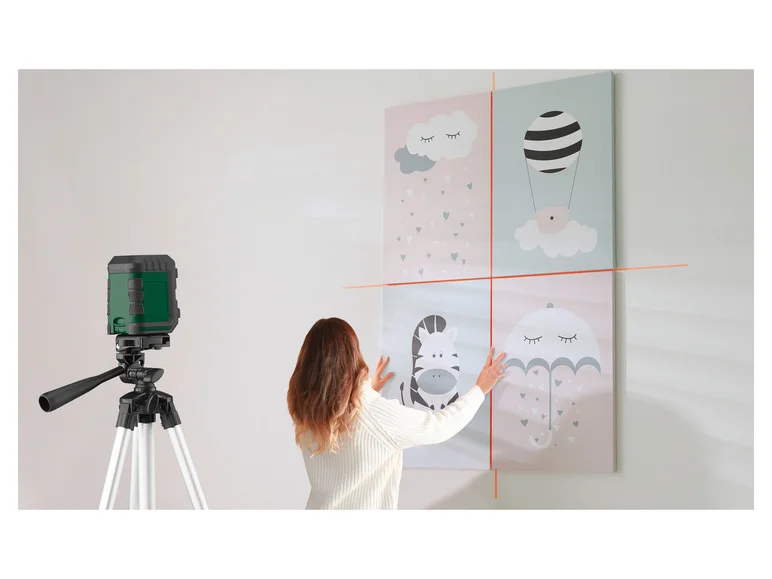 PARKSIDE® Niveau laser en croix avec trépied PKLL 10 B4