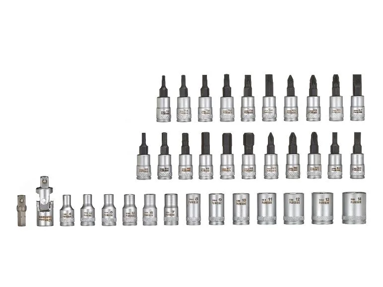 Set de cliquet et accessoires, 46 pièces