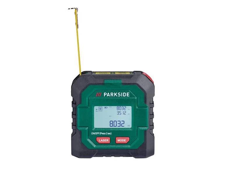 PARKSIDE® Télémètre laser sans fil avec mètre ruban PLMB 4 C2, 50 m