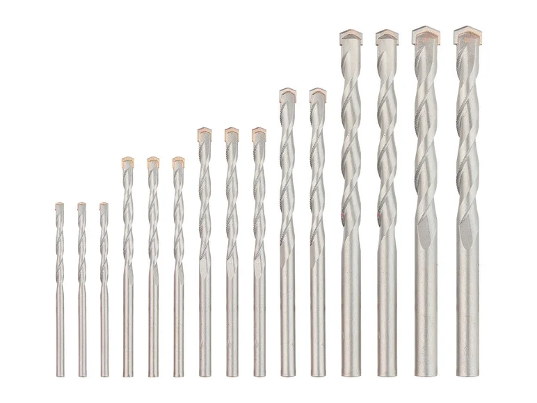 PARKSIDE® Jeu de forets hélicoïdaux HSS ou jeu de forets à pierre ou jeu de forets à bois ou jeu de tournevis à embouts PBB 4 C2 15 pièces ou 37 pièces