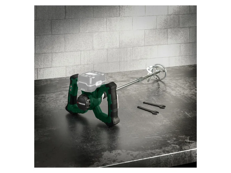 PARKSIDE® Mélangeur de peinture et de mortier sans fil PFMRA 20-Li B2, 20 V