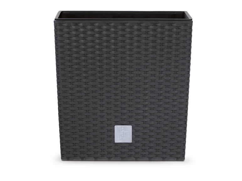 Prosperplast Jardinière Rato Low, en rotin tressé