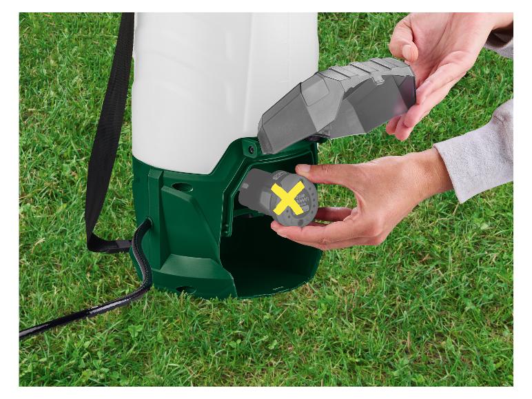 Pulvérisateur à pression + Batterie + Chargeur, 20 V