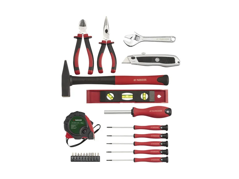 PARKSIDE® Set d'outils avec sac, 23 pièces