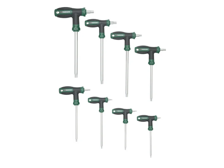 PARKSIDE® Jeu de clés mâles à poignée en T, 8 pièces