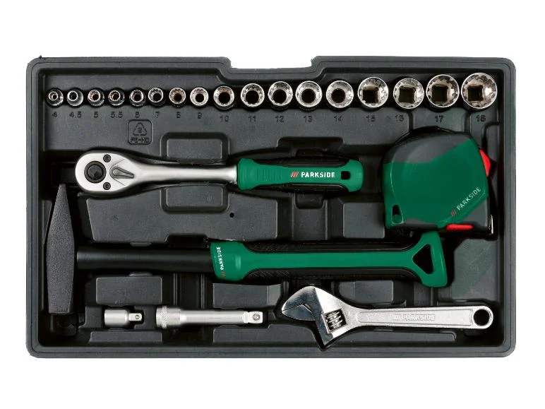 Boîte à outils avec visseuse sans fil PWBM A1, 92 pièces