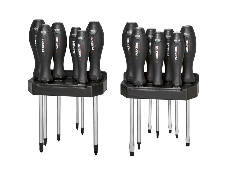 PARKSIDE PERFORMANCE® Tournevis-burins, 15 pièces