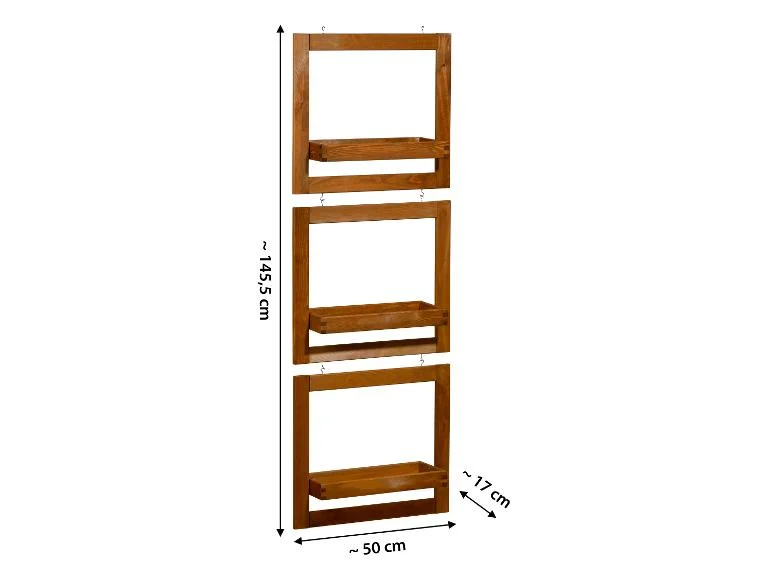Ensemble jardinière suspendue avec pots