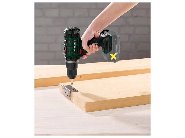 PARKSIDE® Perceuse-visseuse sans fil PABS 20-Li G8, 20 V