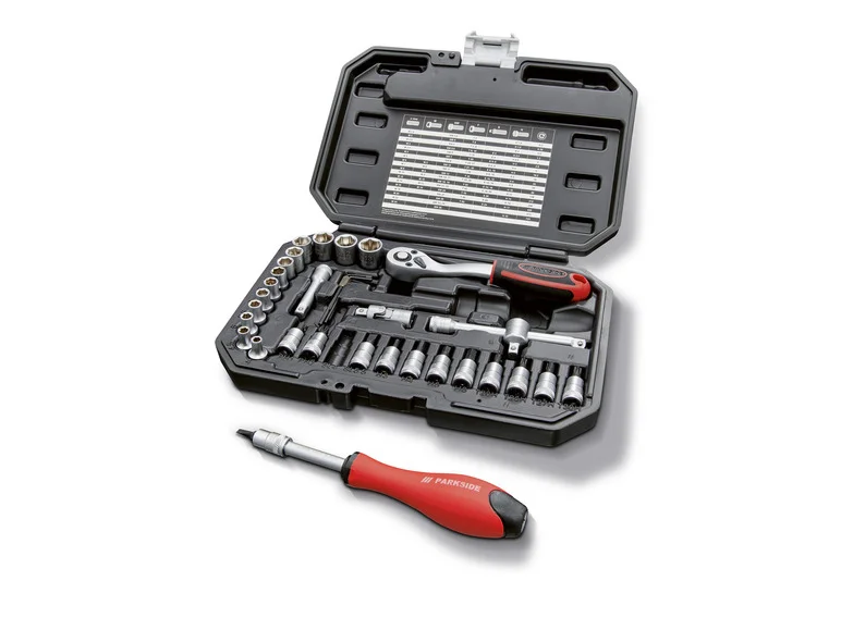 PARKSIDE® Set de clés à douilles, 36 pièces