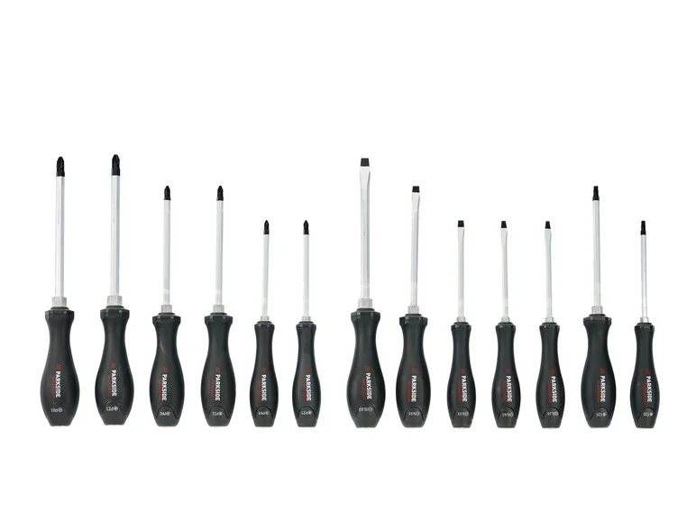 PARKSIDE PERFORMANCE® Tournevis-burins, 15 pièces