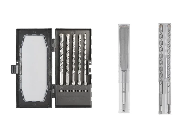 Set de forets ou burin plat SDS-Plus