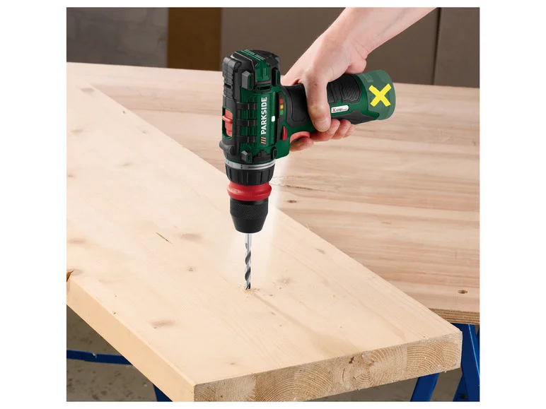 PARKSIDE® Perceuse-visseuse sans fil PBSA 12 E4, 12 V