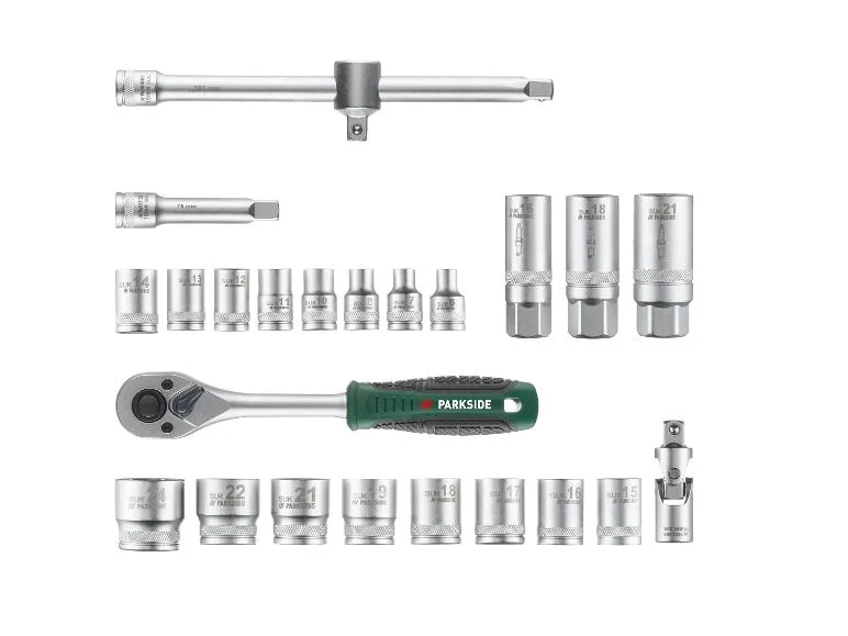 Set de douilles et d’embouts, 24 pièces