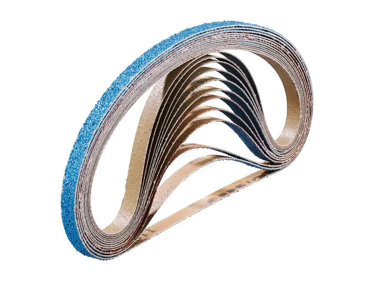 Set de papier abrasif pour limes à bande