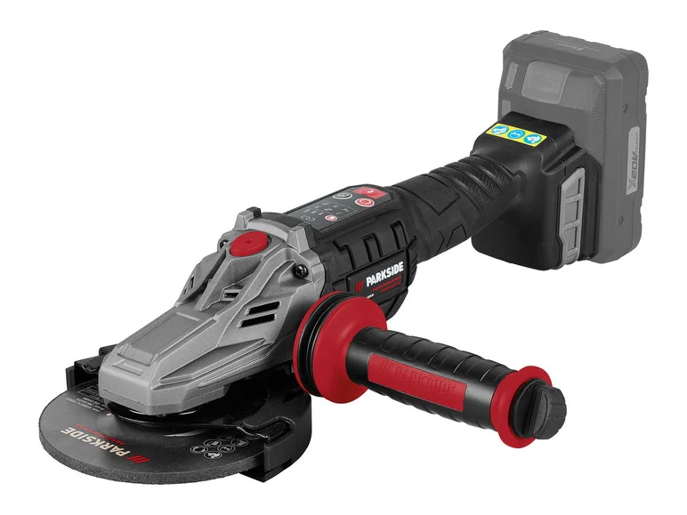 PARKSIDE PERFORMANCE® Meuleuse d'angle sans fil à tête plate PPWSFA 20-Li A2, 20 V