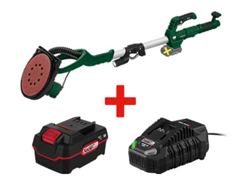 Ponceuse mur et plafond sans fil + Batterie + Chargeur, 20 V