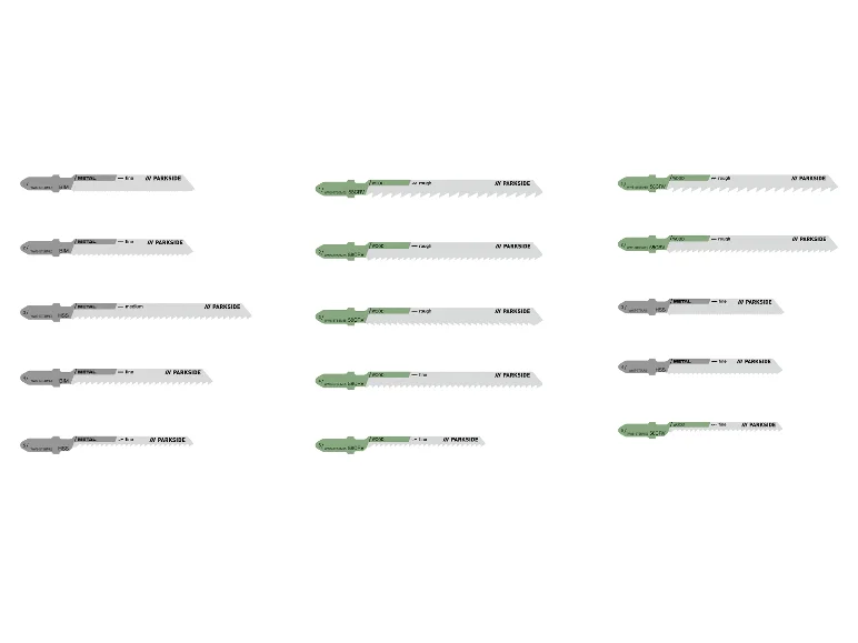 Set de lames de scie sauteuse PSTZ 3 A1