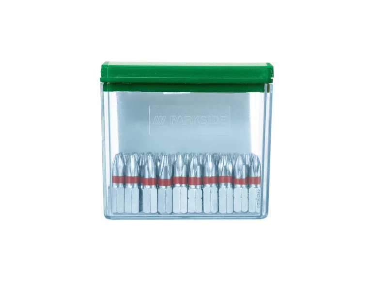 PARKSIDE® Jeu d'embouts, 25 mm ou 50 mm, en acier S2