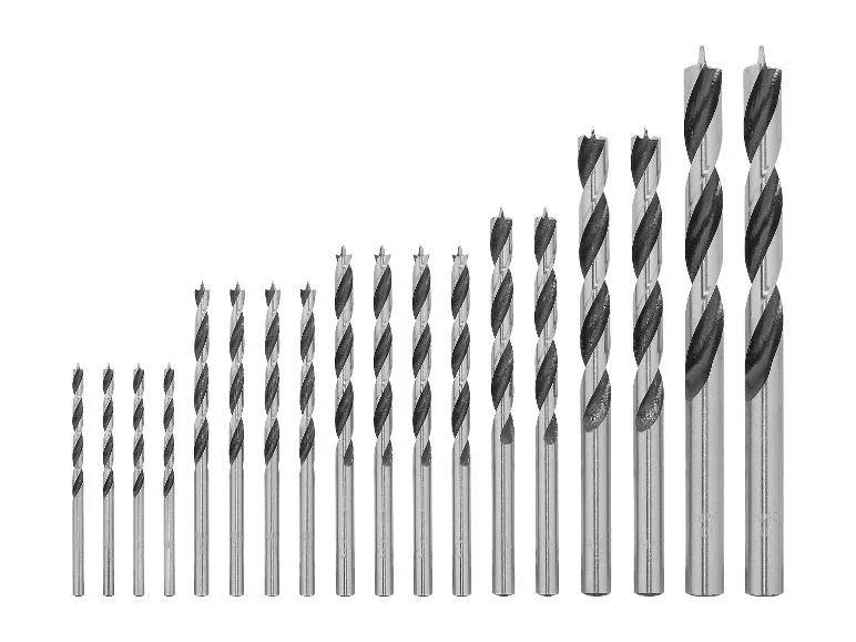 Jeu de forets acier, bois ou pierre
