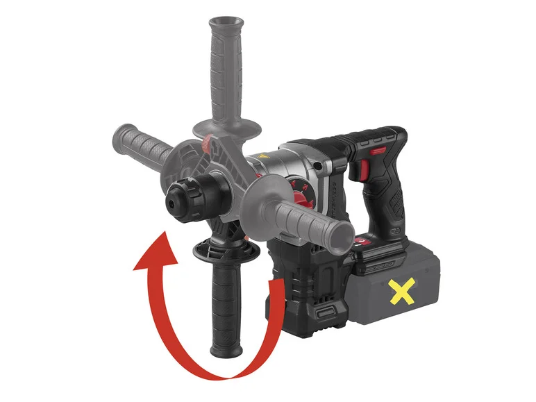 PARKSIDE PERFORMANCE® Perforateur-burineur sans fil PKHAP 20-Li C3, sans batterie ni chargeur, 20 V