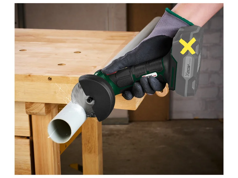 PARKSIDE® Meuleuse d'angle sans fil PWSAM 20-Li A1, 20 V