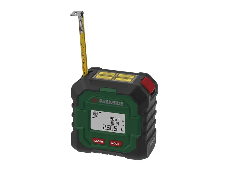 PARKSIDE® Télémètre laser sans fil avec mètre ruban PLMB 4 C2, 50 m