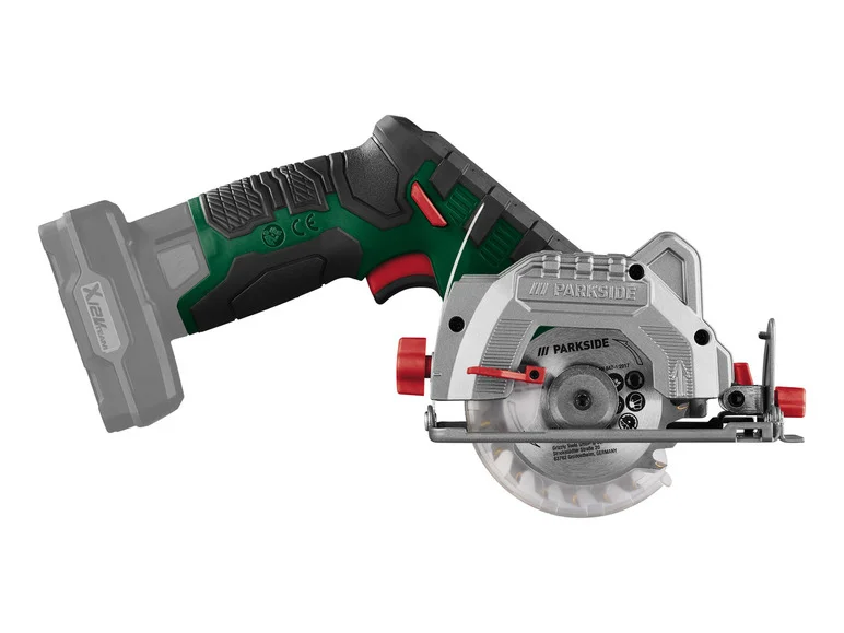 PARKSIDE® Scie circulaire sans fil sans batterie ni chargeur, 12 V